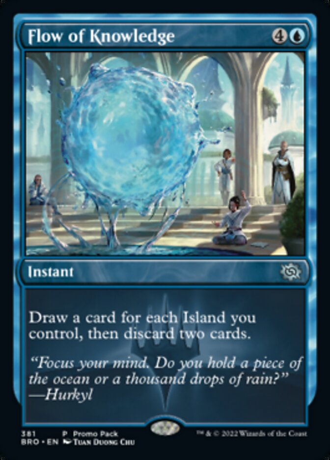 Flow of Knowledge (Promo Pack) [The Brothers' War Promos] | Exor Games Dartmouth