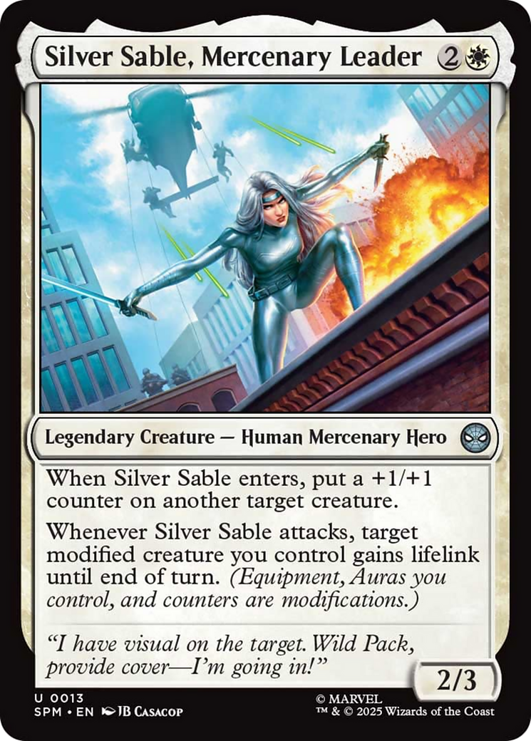 Silver Sable, Mercenary Leader [Marvel's Spider-Man] | Exor Games Dartmouth