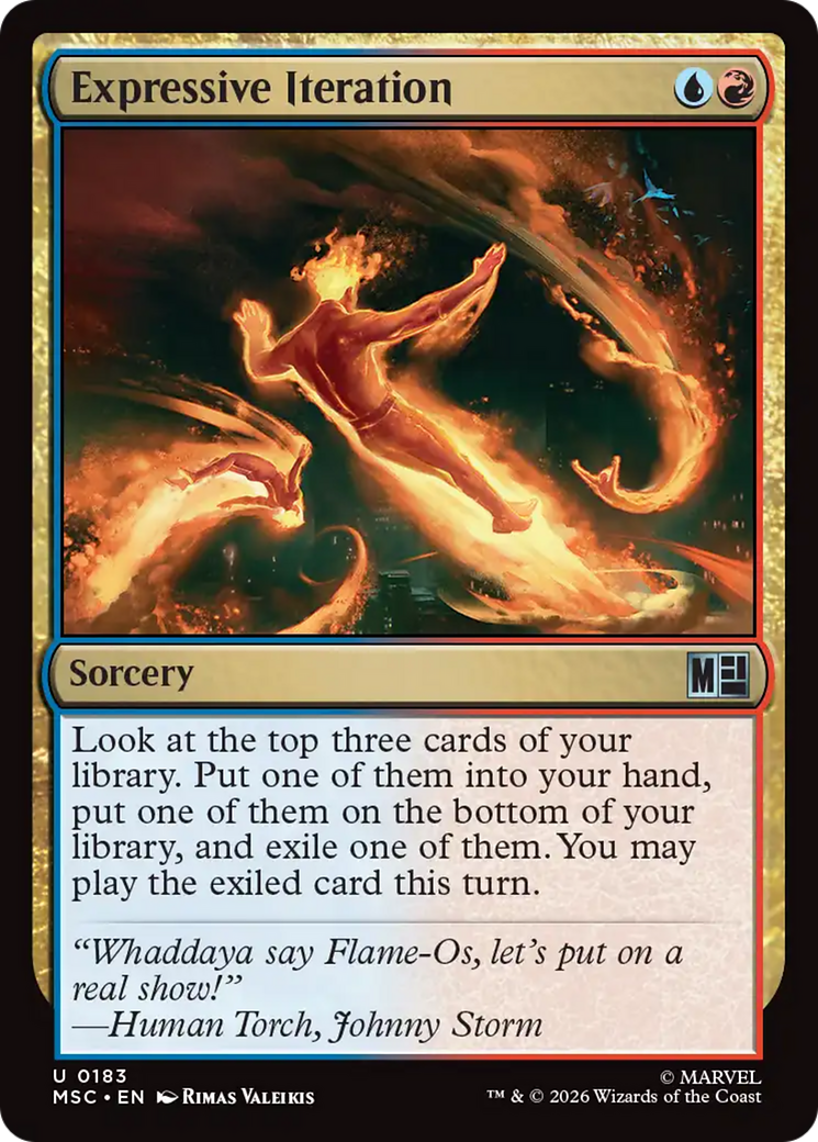 Expressive Iteration (Surge Foil) [Marvel Super Heroes Commander] | Exor Games Dartmouth