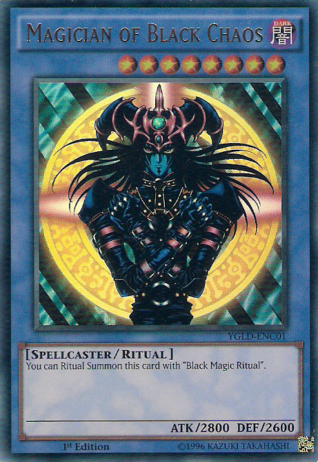 Magician of Black Chaos [YGLD-ENC01] Ultra Rare | Exor Games Dartmouth