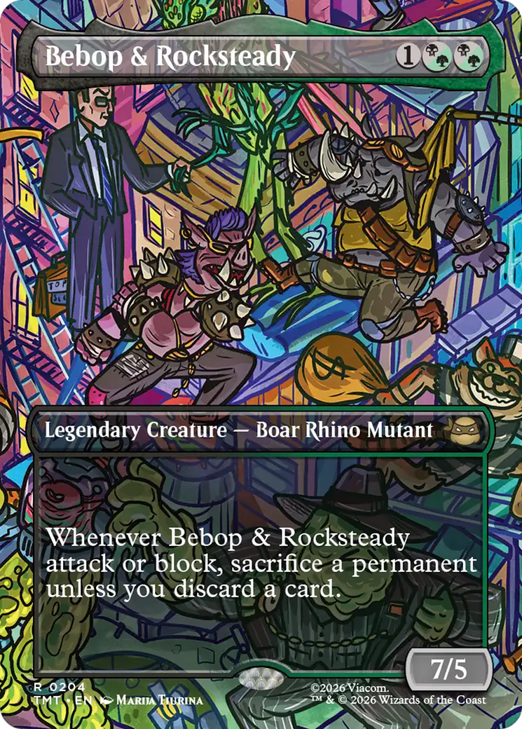 Bebop & Rocksteady (Borderless) [Teenage Mutant Ninja Turtles] | Exor Games Dartmouth