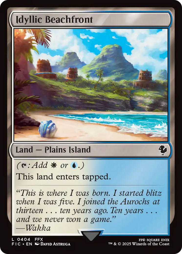 Idyllic Beachfront [FINAL FANTASY Commander] | Exor Games Dartmouth