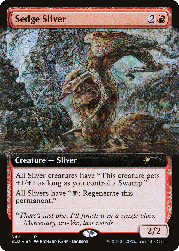 Sedge Sliver (Extended Art) [Secret Lair Drop Promos] | Exor Games Dartmouth