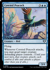 Coveted Peacock [Commander Masters] | Exor Games Dartmouth