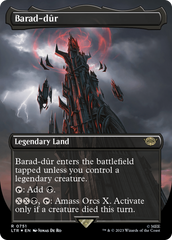 Barad-dur (0751) (Borderless) (Surge Foil) [The Lord of the Rings: Tales of Middle-Earth] | Exor Games Dartmouth