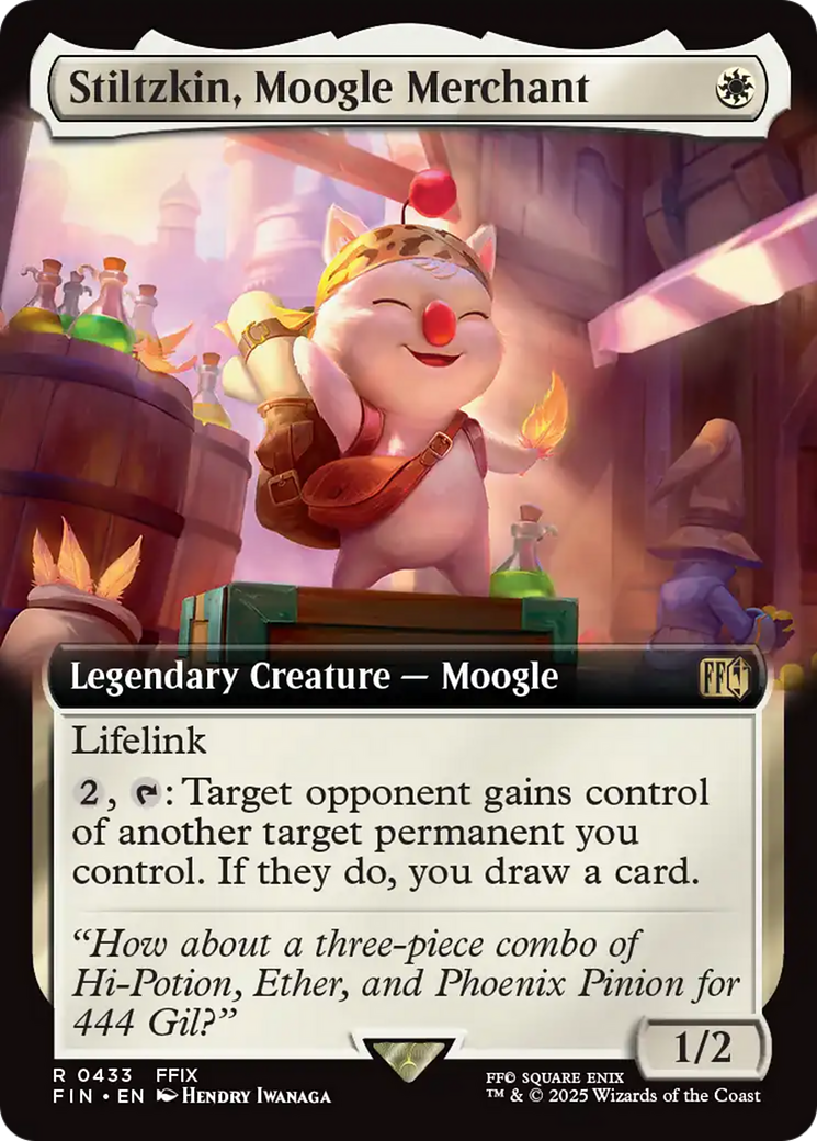 Stiltzkin, Moogle Merchant (Extended Art) [FINAL FANTASY] | Exor Games Dartmouth