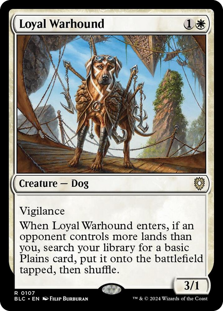 Loyal Warhound [Bloomburrow Commander] | Exor Games Dartmouth