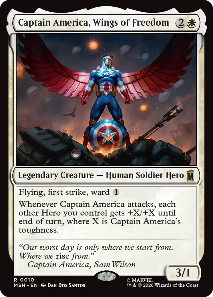 Captain America, Wings of Freedom [Marvel Super Heroes] | Exor Games Dartmouth