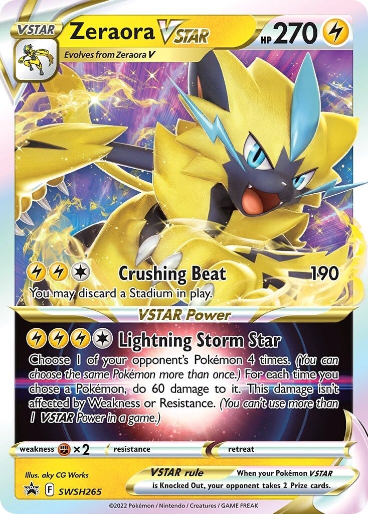 Zeraora VSTAR (SWSH265) [Sword & Shield: Black Star Promos] | Exor Games Dartmouth