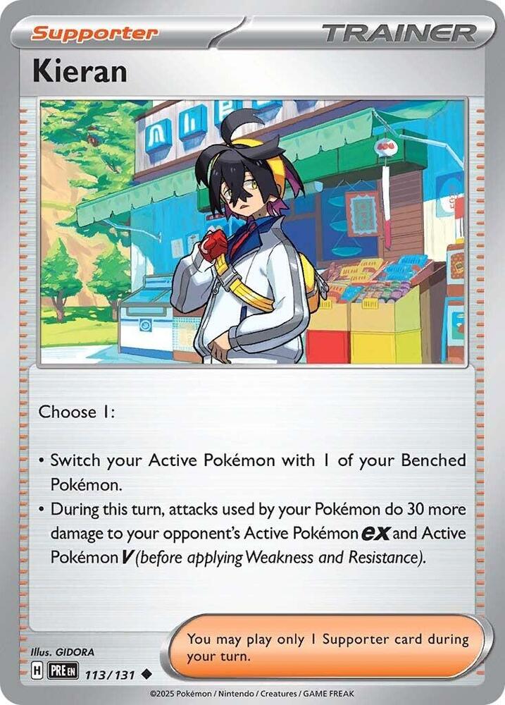 Kieran (113/131) [Scarlet & Violet: Prismatic Evolutions] | Exor Games Dartmouth