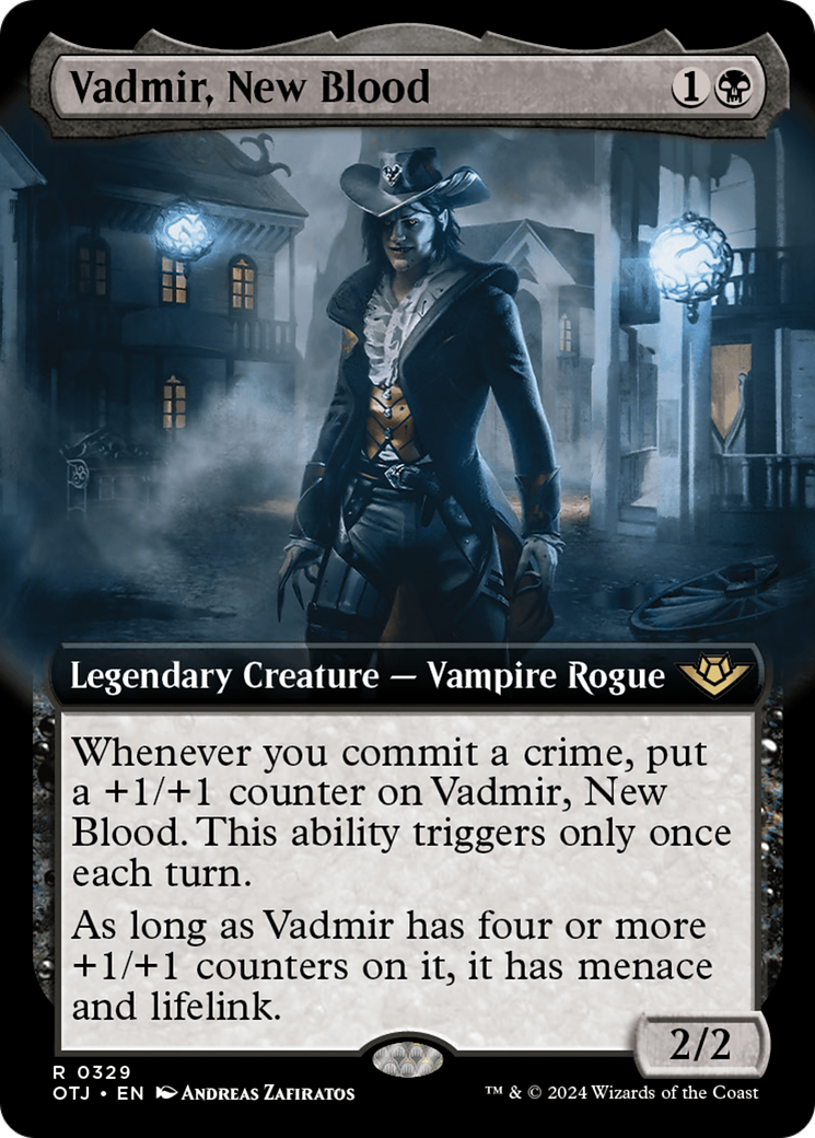 Vadmir, New Blood (Extended Art) [Outlaws of Thunder Junction] | Exor Games Dartmouth