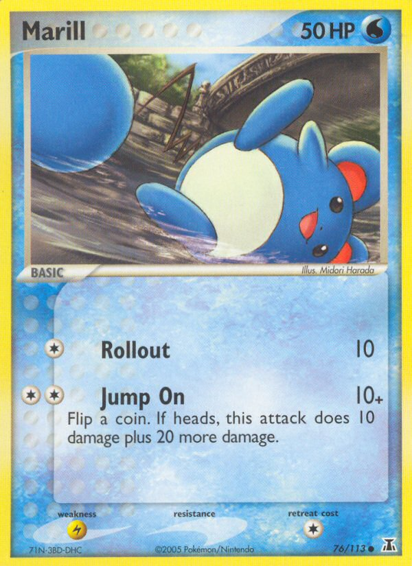 Marill (76/113) [EX: Delta Species] | Exor Games Dartmouth