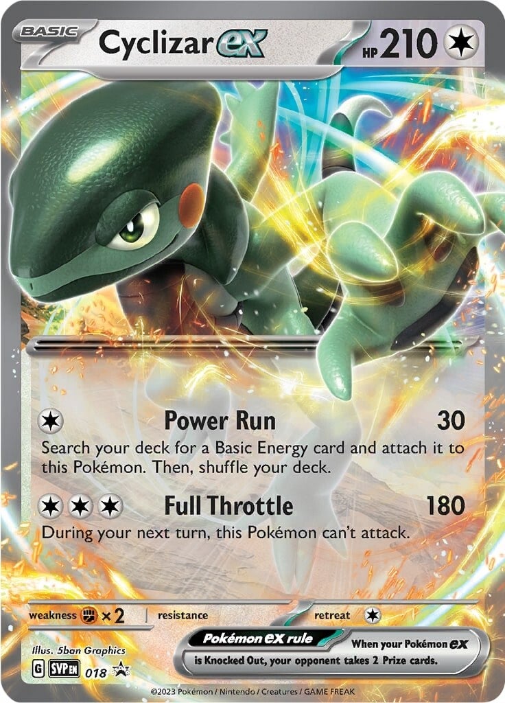 Cyclizar ex (018) (Jumbo Card) [Scarlet & Violet: Black Star Promos] | Exor Games Dartmouth