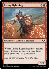 Living Lightning [Commander Masters] | Exor Games Dartmouth