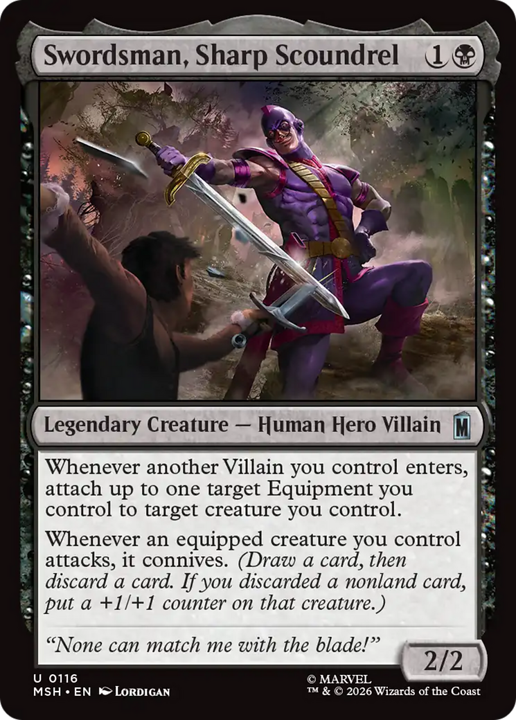 Swordsman, Sharp Scoundrel [Marvel Super Heroes] | Exor Games Dartmouth