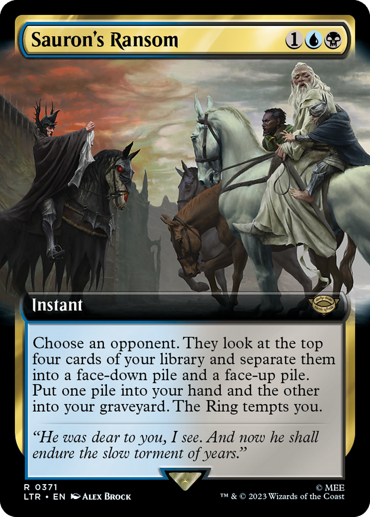 Sauron's Ransom (Extended Art) [The Lord of the Rings: Tales of Middle-Earth] | Exor Games Dartmouth