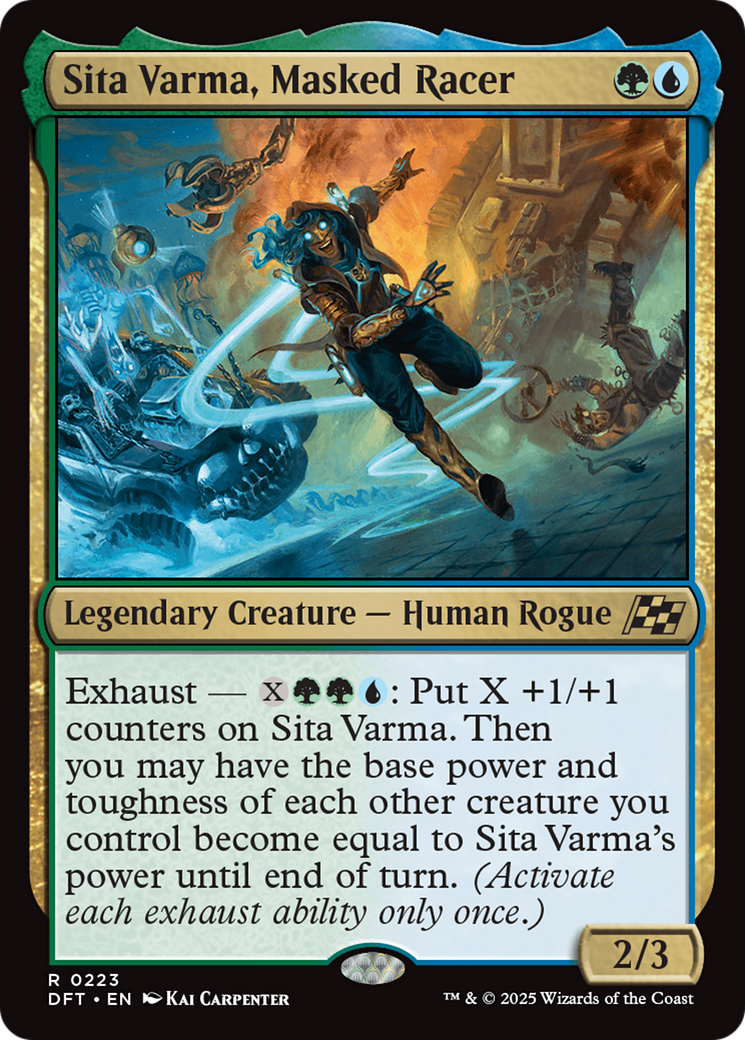 Sita Varma, Masked Racer [Aetherdrift] | Exor Games Dartmouth