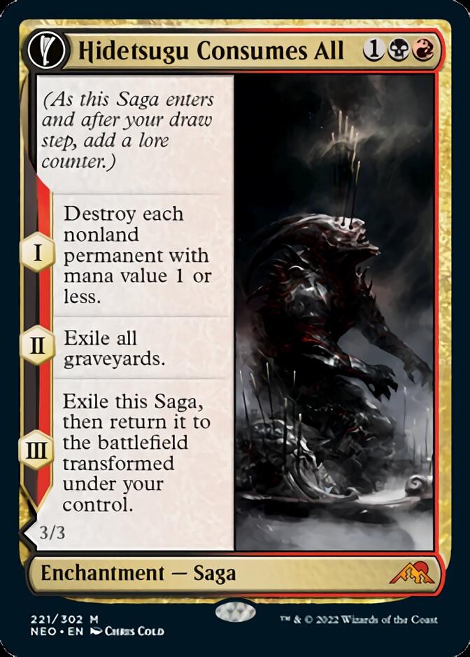Hidetsugu Consumes All // Vessel of the All-Consuming [Kamigawa: Neon Dynasty] | Exor Games Dartmouth