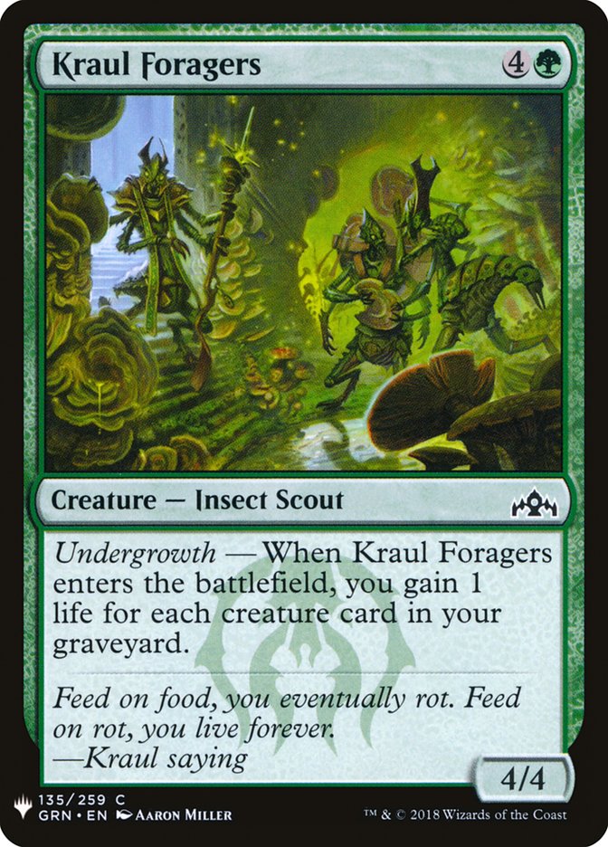 Kraul Foragers [Mystery Booster] | Exor Games Dartmouth