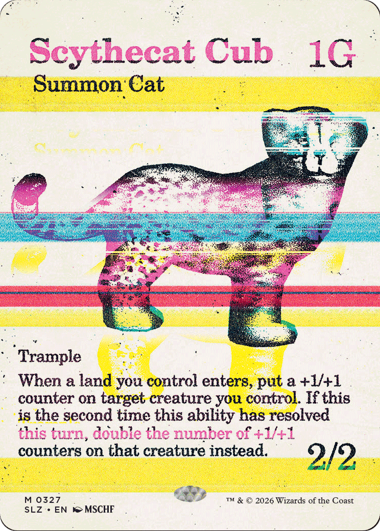 Scythecat Cub (0327) [Secret Lair x MSCHF: The Zeta Set] | Exor Games Dartmouth
