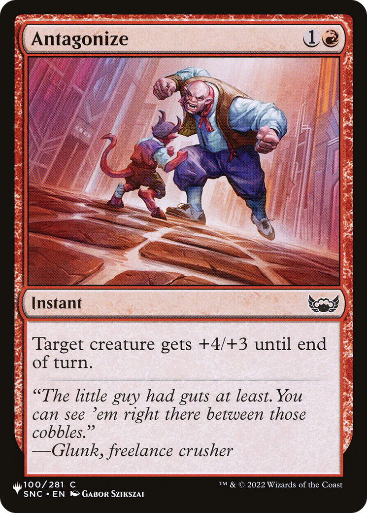 Antagonize [The List] | Exor Games Dartmouth