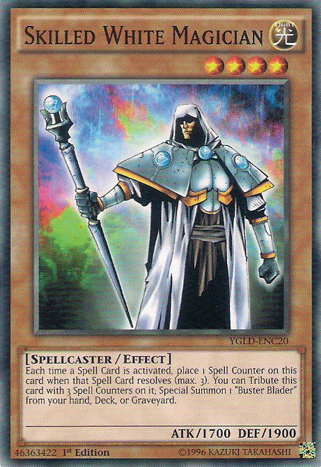 Skilled White Magician [YGLD-ENC20] Common | Exor Games Dartmouth