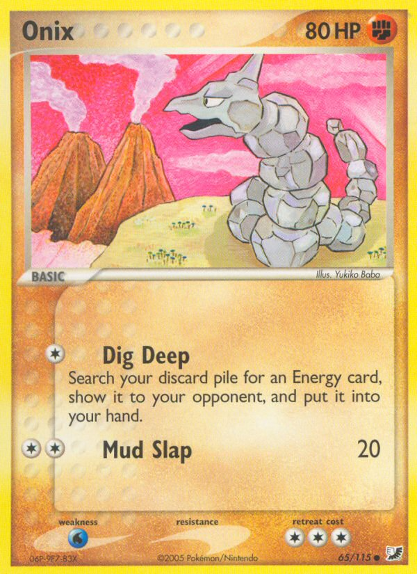 Onix (65/115) [EX: Unseen Forces] | Exor Games Dartmouth