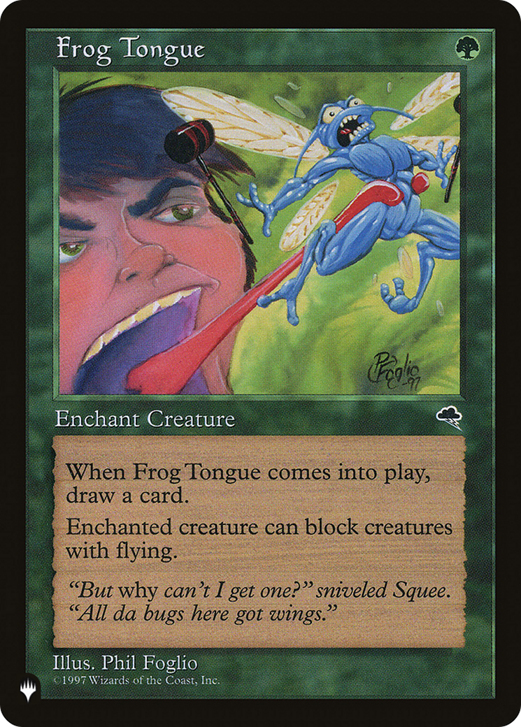 Frog Tongue [The List] | Exor Games Dartmouth