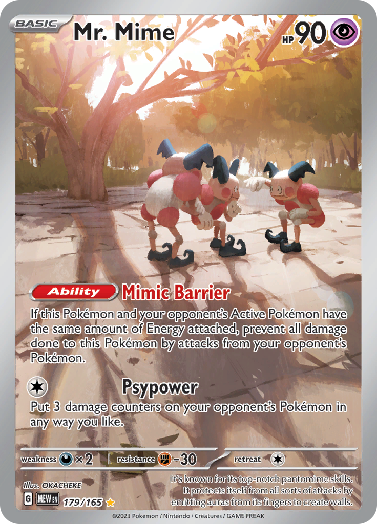 Mr. Mime (179/165) [Scarlet & Violet: 151] | Exor Games Dartmouth