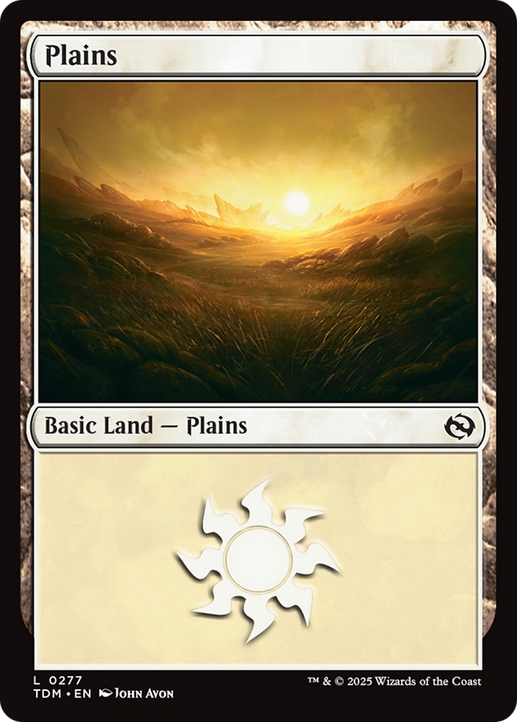 Plains (0277) [Tarkir: Dragonstorm] | Exor Games Dartmouth