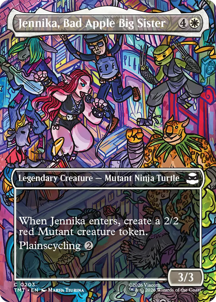 Jennika, Bad Apple Big Sister (Borderless) [Teenage Mutant Ninja Turtles] | Exor Games Dartmouth