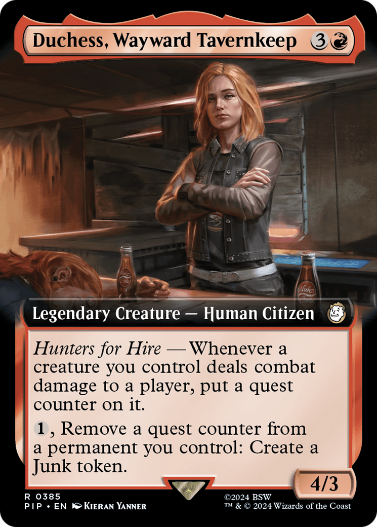 Duchess, Wayward Tavernkeep (Extended Art) [Fallout] | Exor Games Dartmouth