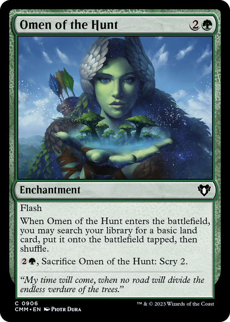 Omen of the Hunt [Commander Masters] | Exor Games Dartmouth
