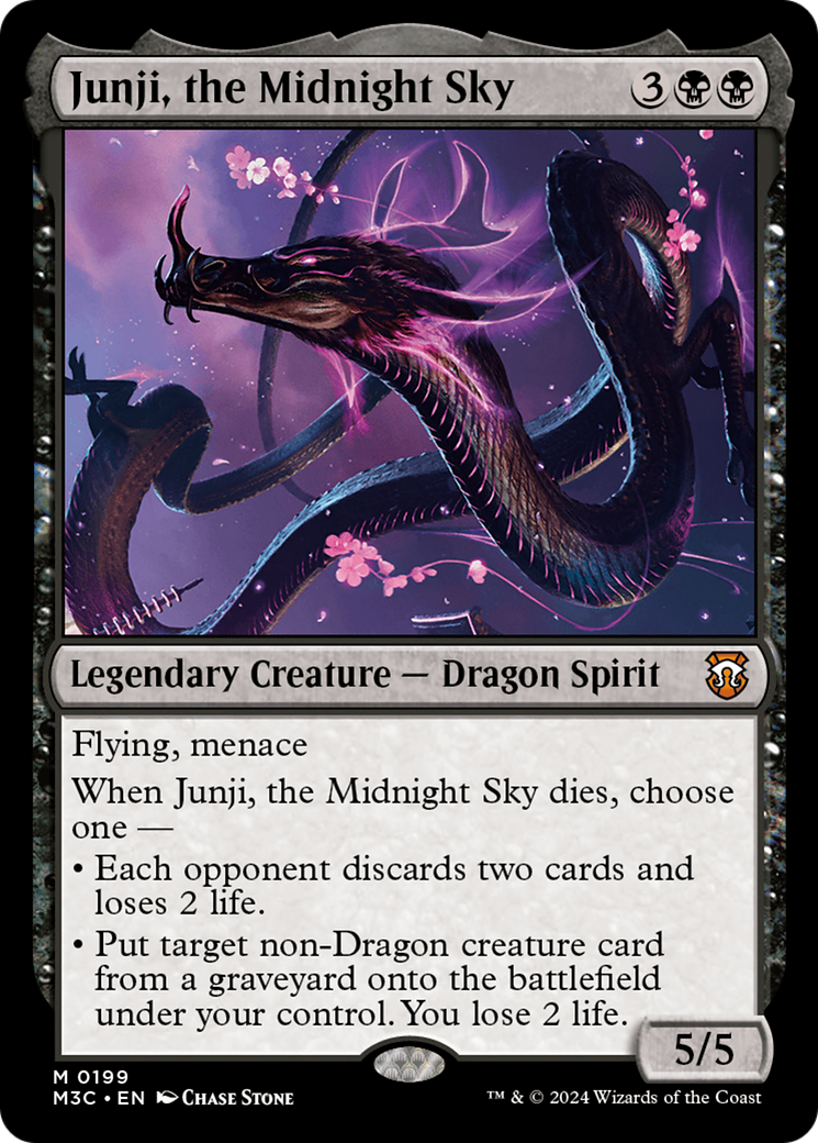 Junji, the Midnight Sky (Ripple Foil) [Modern Horizons 3 Commander] | Exor Games Dartmouth