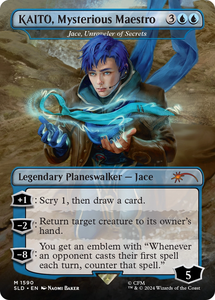 KAITO, Mysterious Maestro - Jace, Unraveler of Secrets [Secret Lair Drop Series] | Exor Games Dartmouth