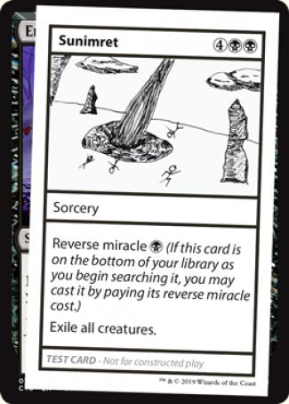 Sunimret (2021 Edition) [Mystery Booster Playtest Cards] | Exor Games Dartmouth