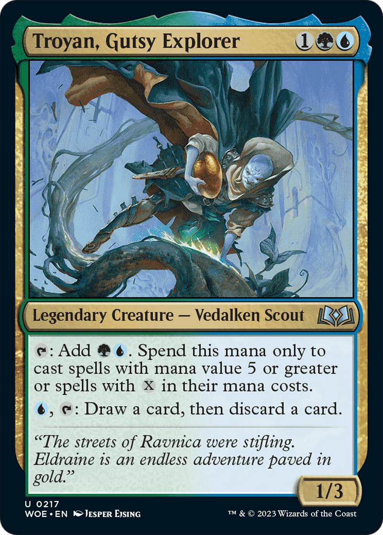 Troyan, Gutsy Explorer [Wilds of Eldraine] | Exor Games Dartmouth