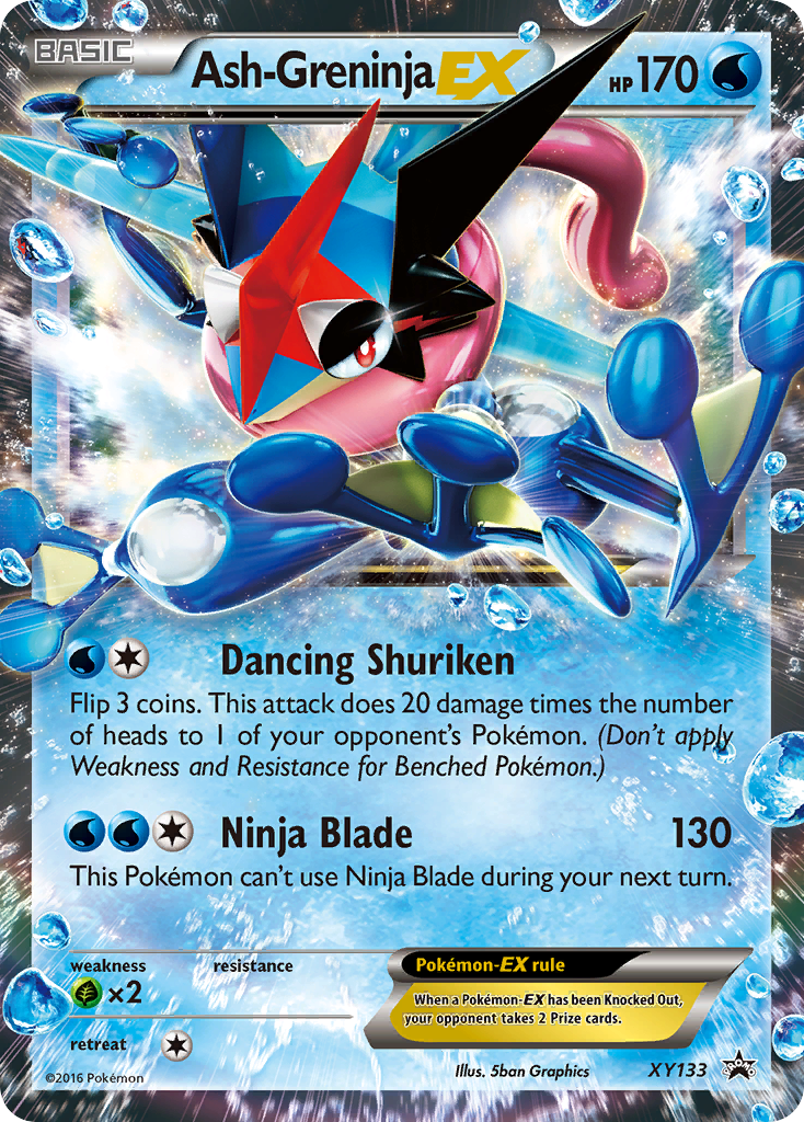 Ash-Greninja EX (XY133) [XY: Black Star Promos] | Exor Games Dartmouth