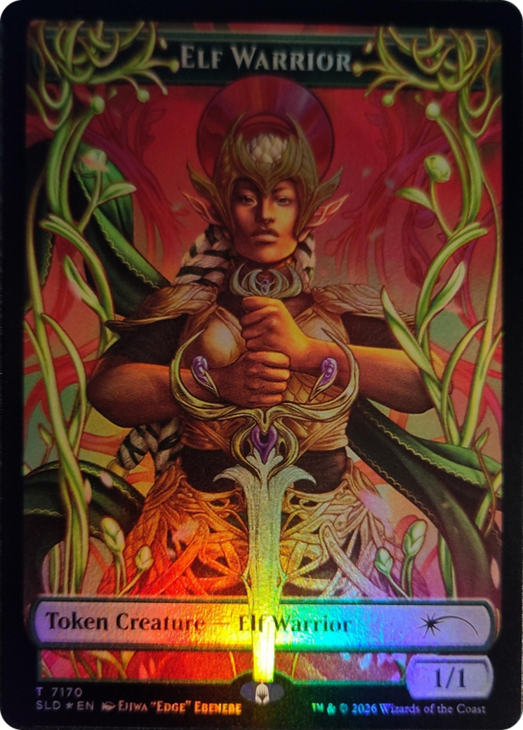 Elf Warrior Token (7170) [Secret Lair Drop Series] | Exor Games Dartmouth
