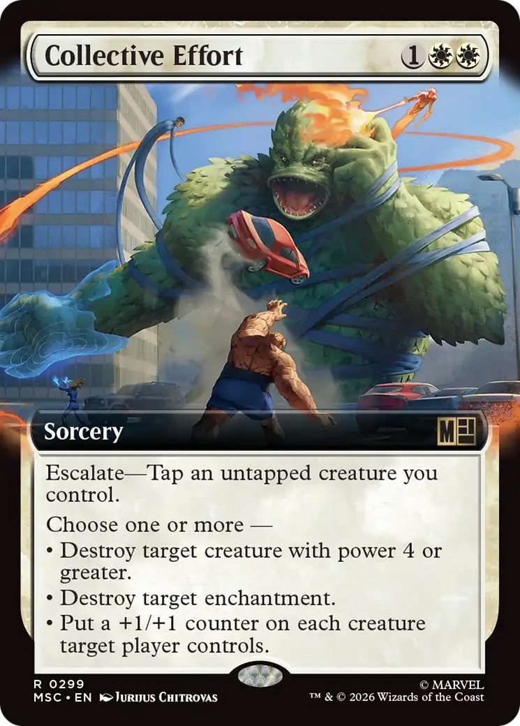 Collective Effort (Extended Art) [Marvel Super Heroes Commander] | Exor Games Dartmouth