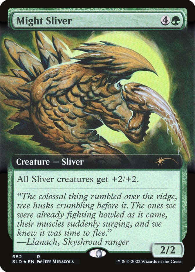 Might Sliver (Extended Art) [Secret Lair Drop Promos] | Exor Games Dartmouth