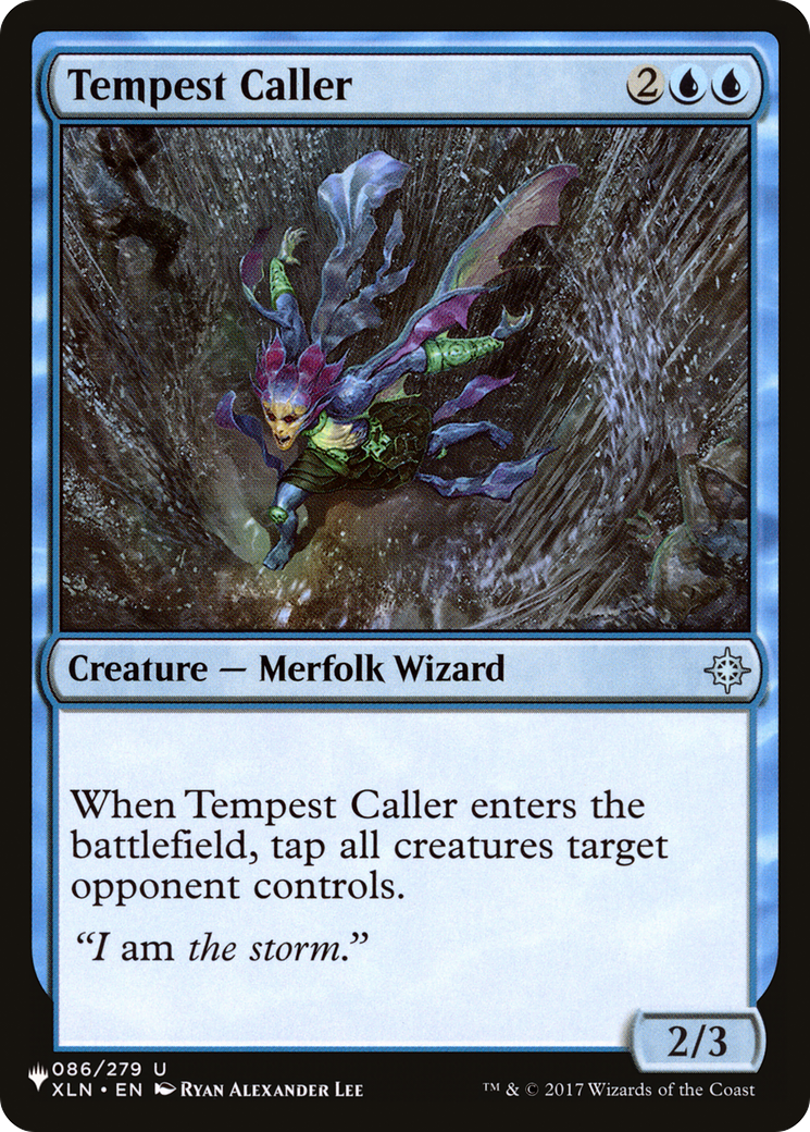 Tempest Caller [The List Reprints] | Exor Games Dartmouth