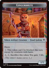 Gingerbrute // Myr Double-Sided Token [Reality Fracture Commander Tokens] | Exor Games Dartmouth
