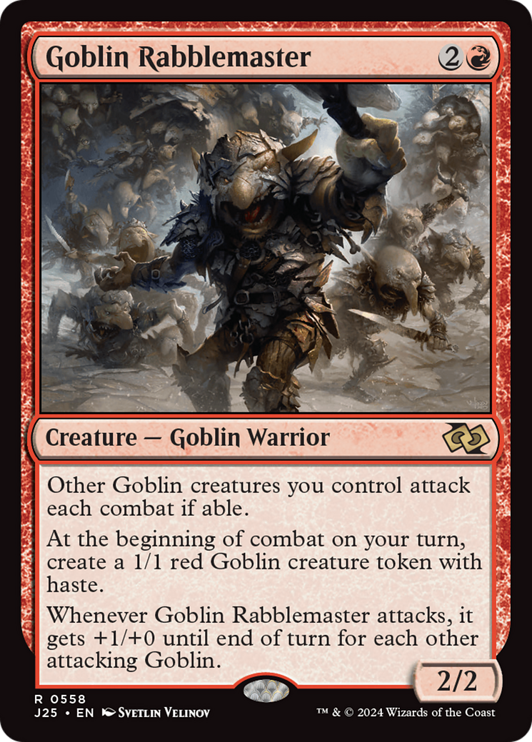 Goblin Rabblemaster [Foundations Jumpstart] | Exor Games Dartmouth