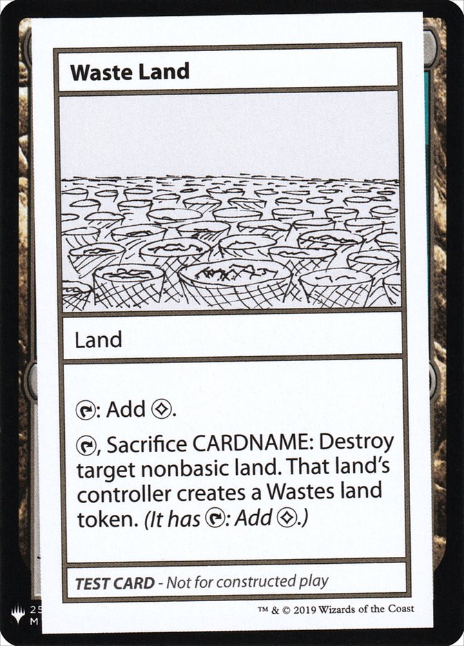 Waste Land [Mystery Booster Playtest Cards] | Exor Games Dartmouth