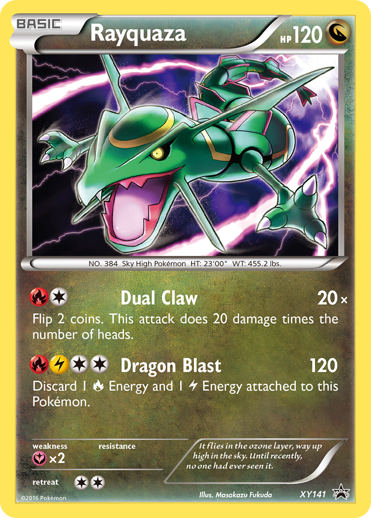 Rayquaza (XY141) [XY: Black Star Promos] | Exor Games Dartmouth