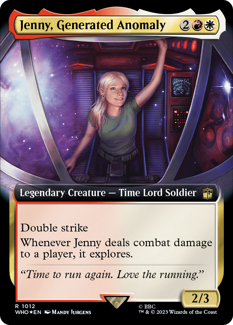 Jenny, Generated Anomaly (Extended Art) (Surge Foil) [Doctor Who] | Exor Games Dartmouth