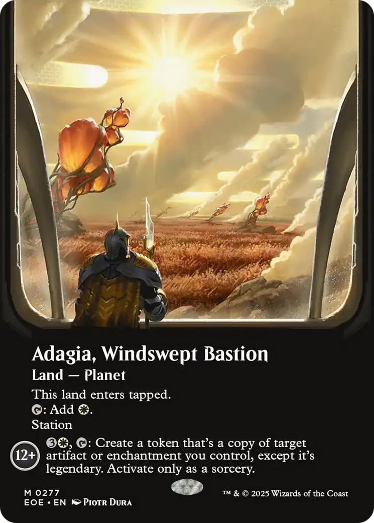 Adagia, Windswept Bastion (Borderless) [Edge of Eternities] | Exor Games Dartmouth