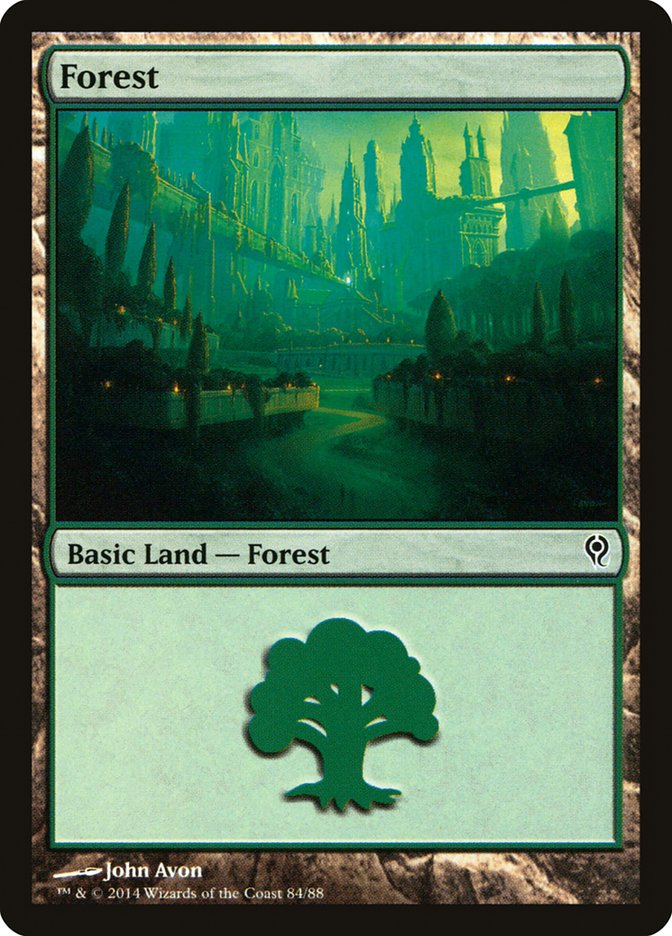 Forest (84) [Duel Decks: Jace vs. Vraska] | Exor Games Dartmouth