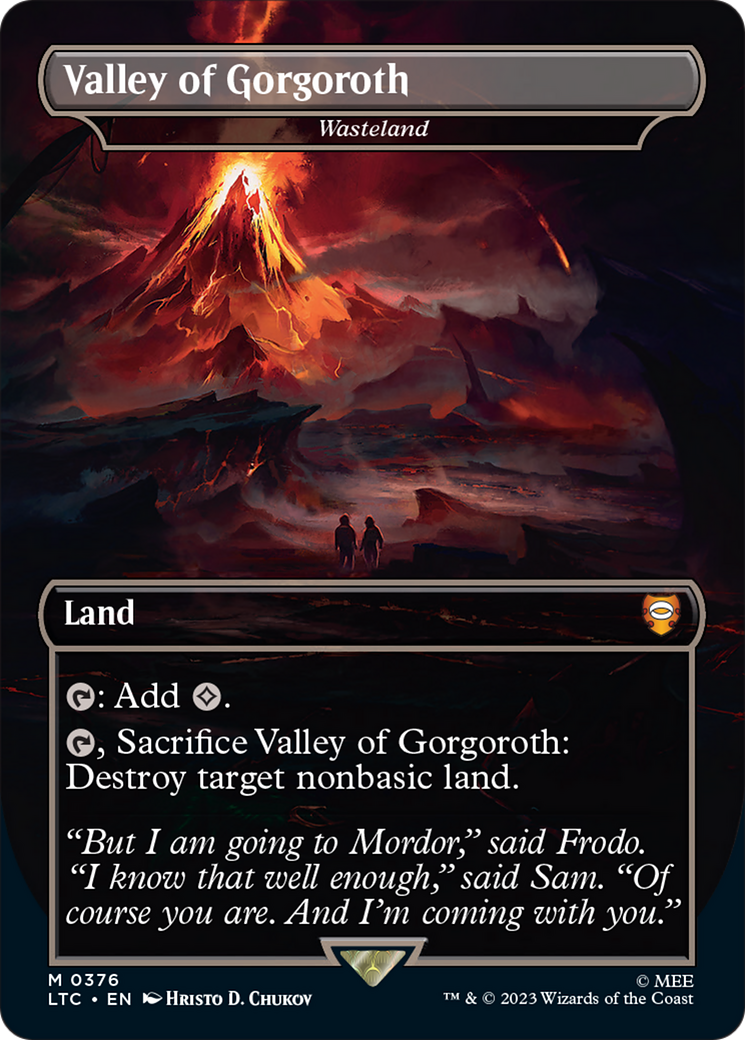 Valley of Gorgoroth - Wasteland [The Lord of the Rings: Tales of Middle-Earth Commander] | Exor Games Dartmouth